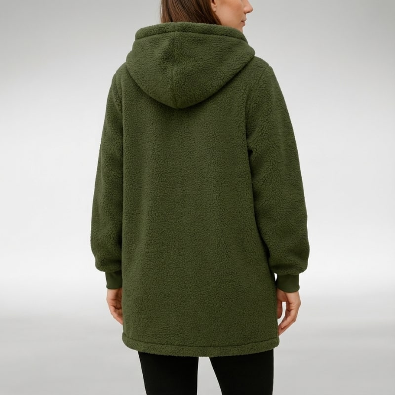 Amahle Women’s Teddy Coat – Plush Fleece Jacket