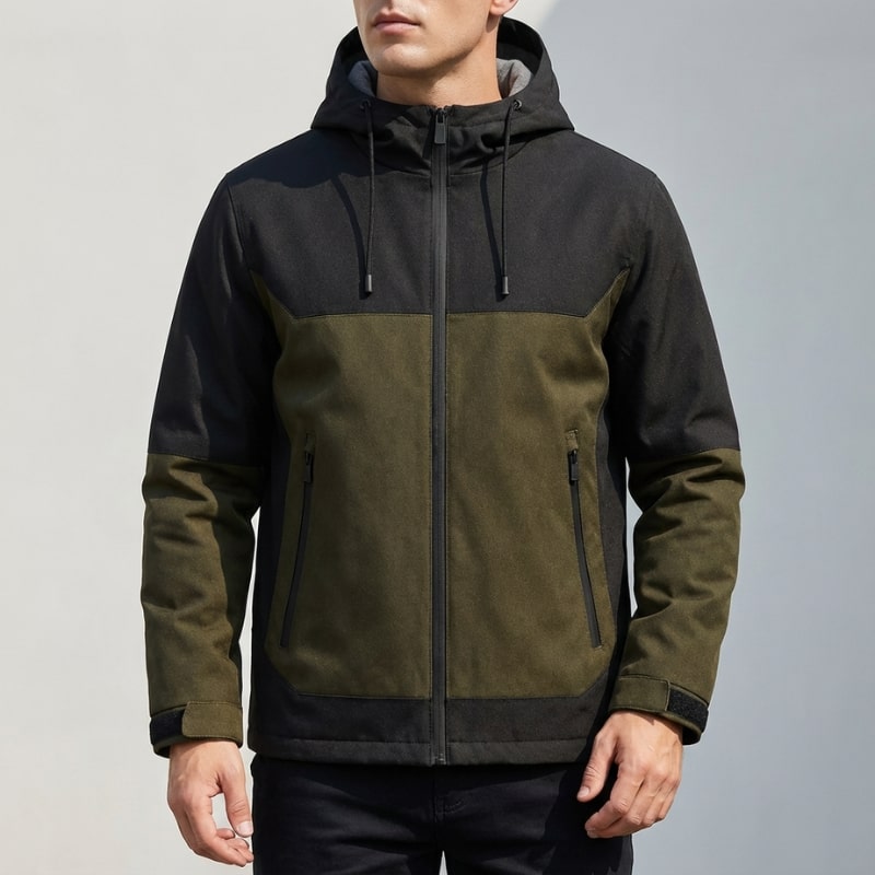 Raven Unisex Softshell Windbreaker Jacket – Lightweight Hooded Zip-Up Outerwear