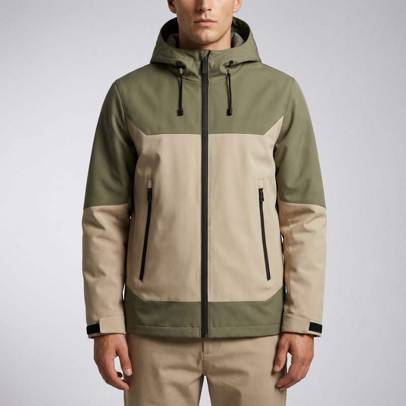 Raven Unisex Softshell Windbreaker Jacket – Lightweight Hooded Zip-Up Outerwear