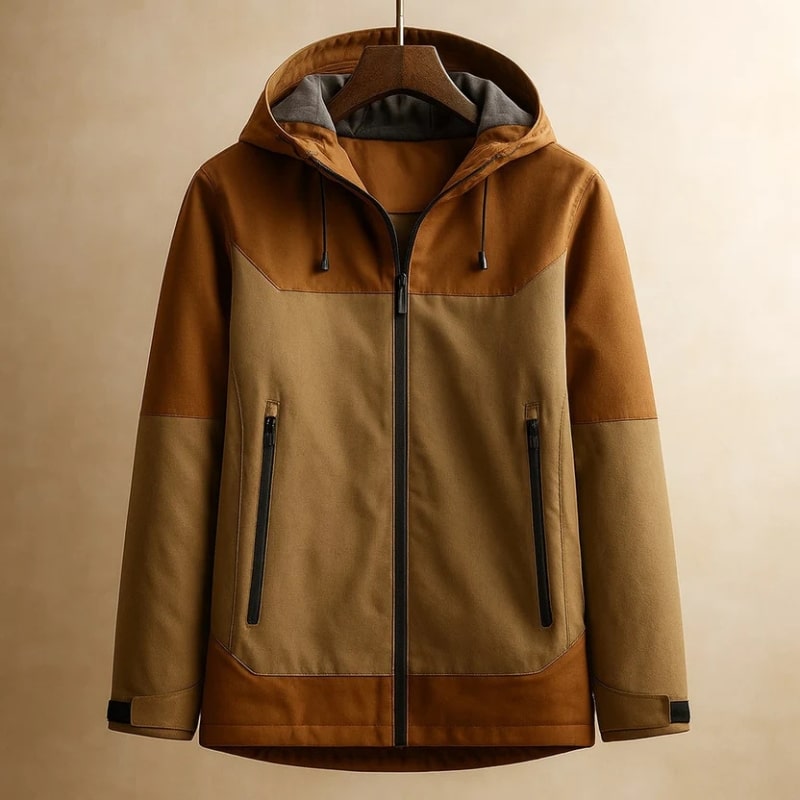 Raven Unisex Softshell Windbreaker Jacket – Lightweight Hooded Zip-Up Outerwear