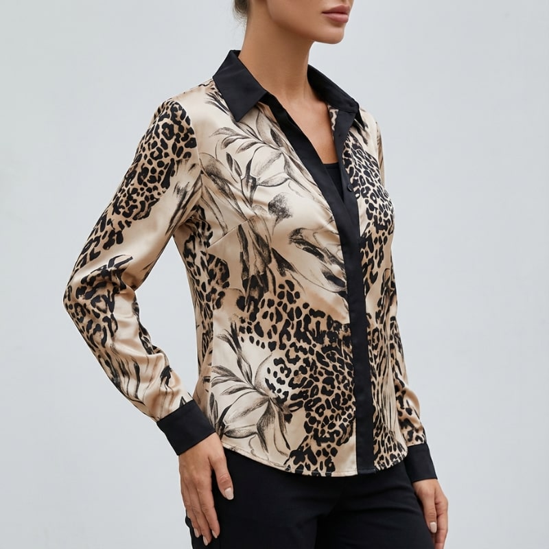 Liora Women’s  Shirt – Structured Long Sleeve for Work & Casual Wear