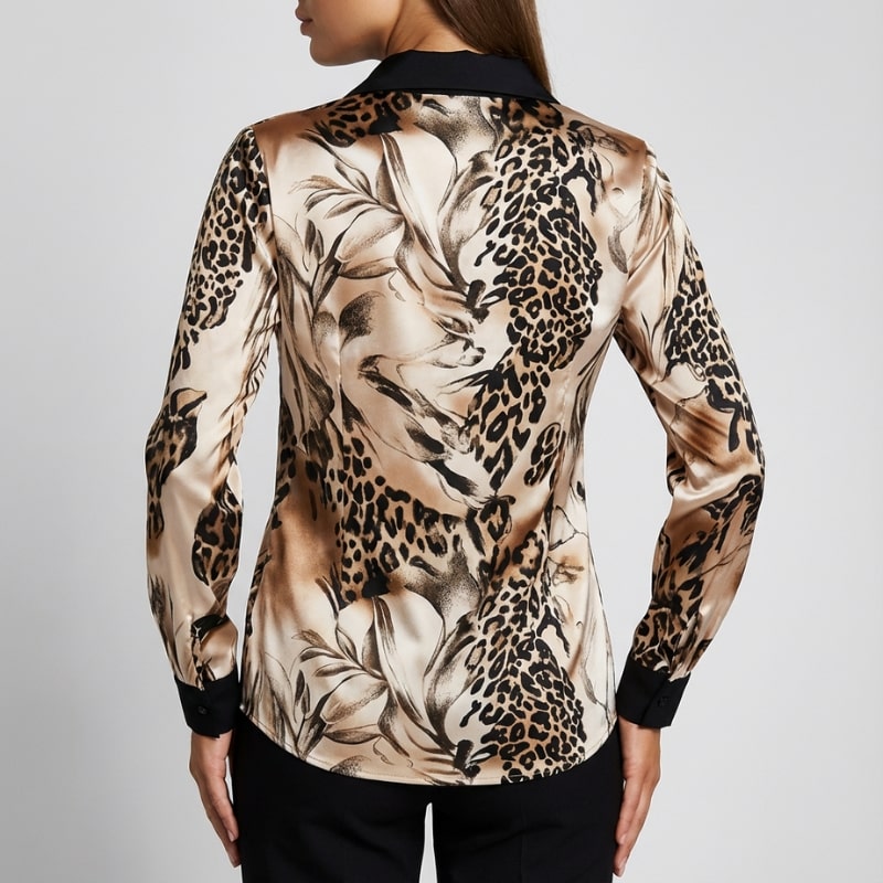Liora Women’s  Shirt – Structured Long Sleeve for Work & Casual Wear