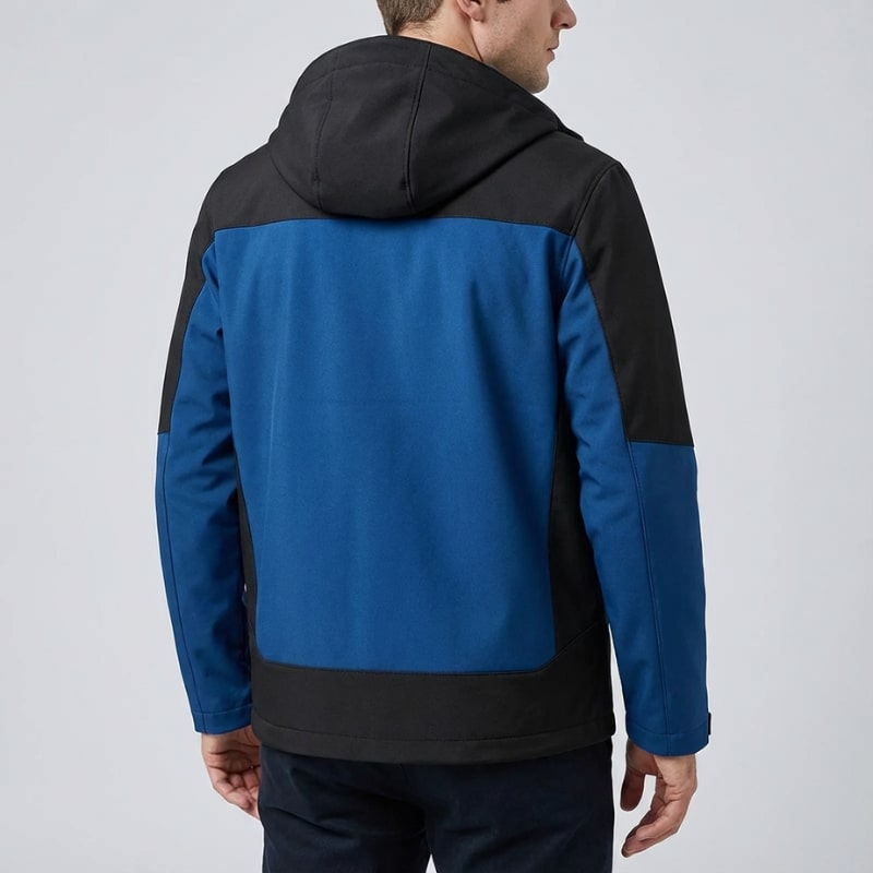 Raven Unisex Softshell Windbreaker Jacket – Lightweight Hooded Zip-Up Outerwear