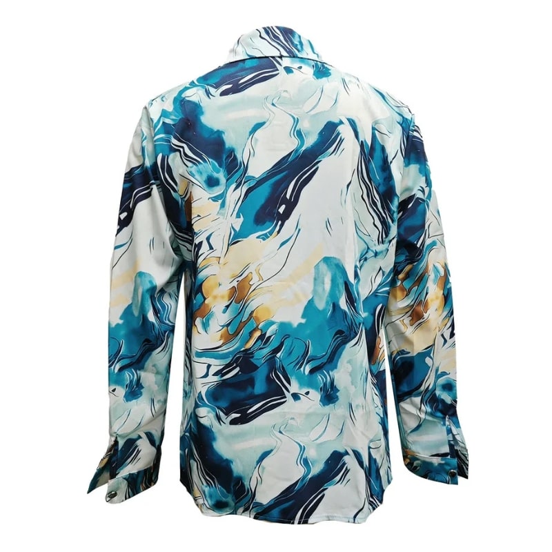 Azura Women’s Shirt – Satin Silk Button Up Shirt