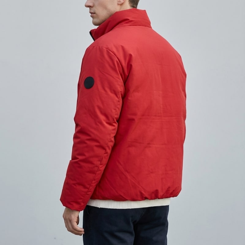 Ronie Men’s Puffer Jacket – Insulated Winter Jacket with Ribbed Trim