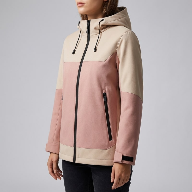 Raven Unisex Softshell Windbreaker Jacket – Lightweight Hooded Zip-Up Outerwear