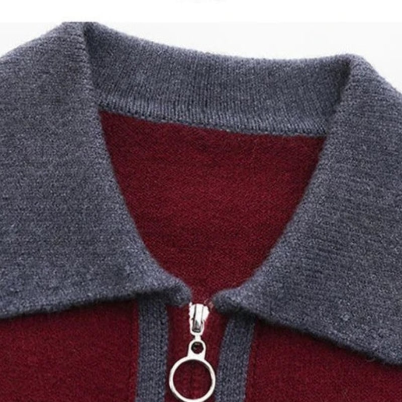 Keanna Women’s Sweater – Soft Stretch Knit Full Zip Sweater