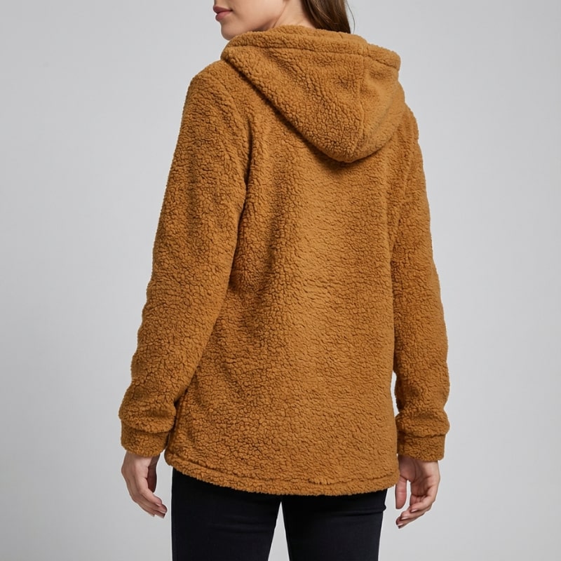 Xanthe Women’s Jacket –  Relaxed Fit Angled Zip-Up Jacket