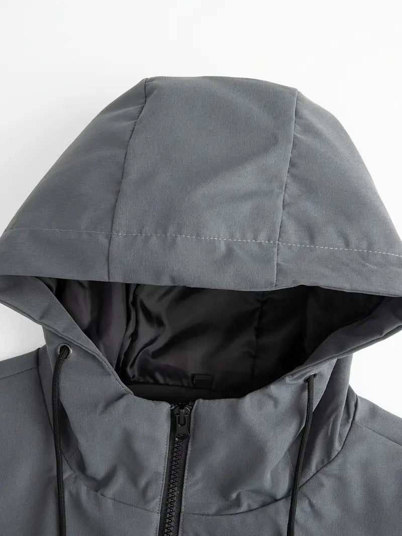Dublin Men’s Hooded Windbreaker Jacket – Lightweight Weather-Resistant Jacket