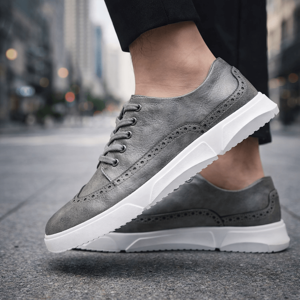 Reno Men's Leather Brogue Casual Shoes