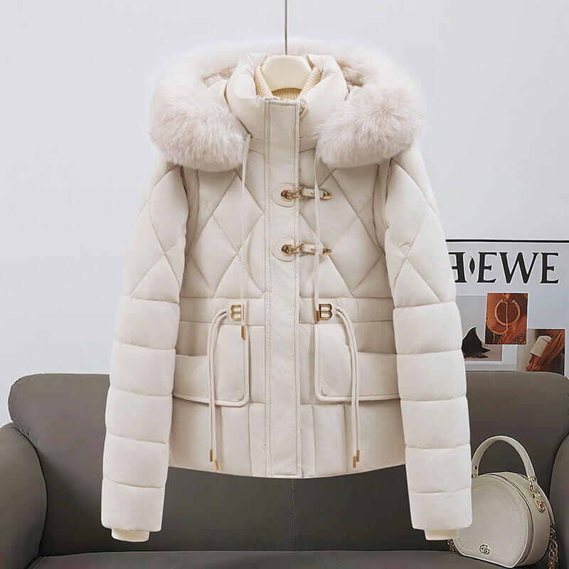 Amara Women’s Quilted Puffer Jacket – Insulated Winter Coat