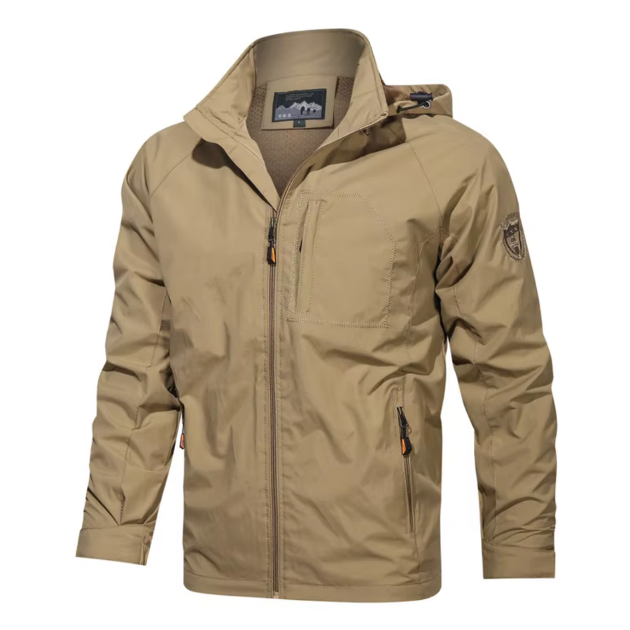 Yaser Men’s Windbreaker Jacket – Lightweight, Waterproof, Breathable Outdoor Shell