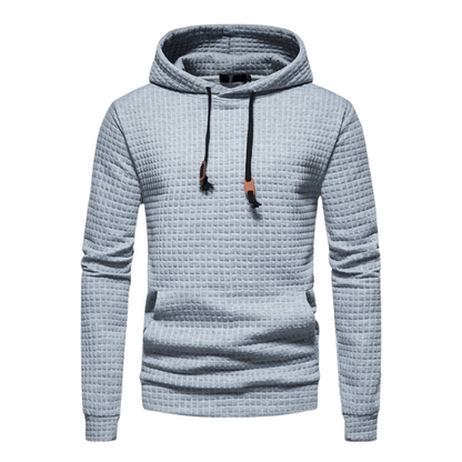 Samuel Hooded Knit Pullover – Textured Men's Sweater for Layering & Comfort