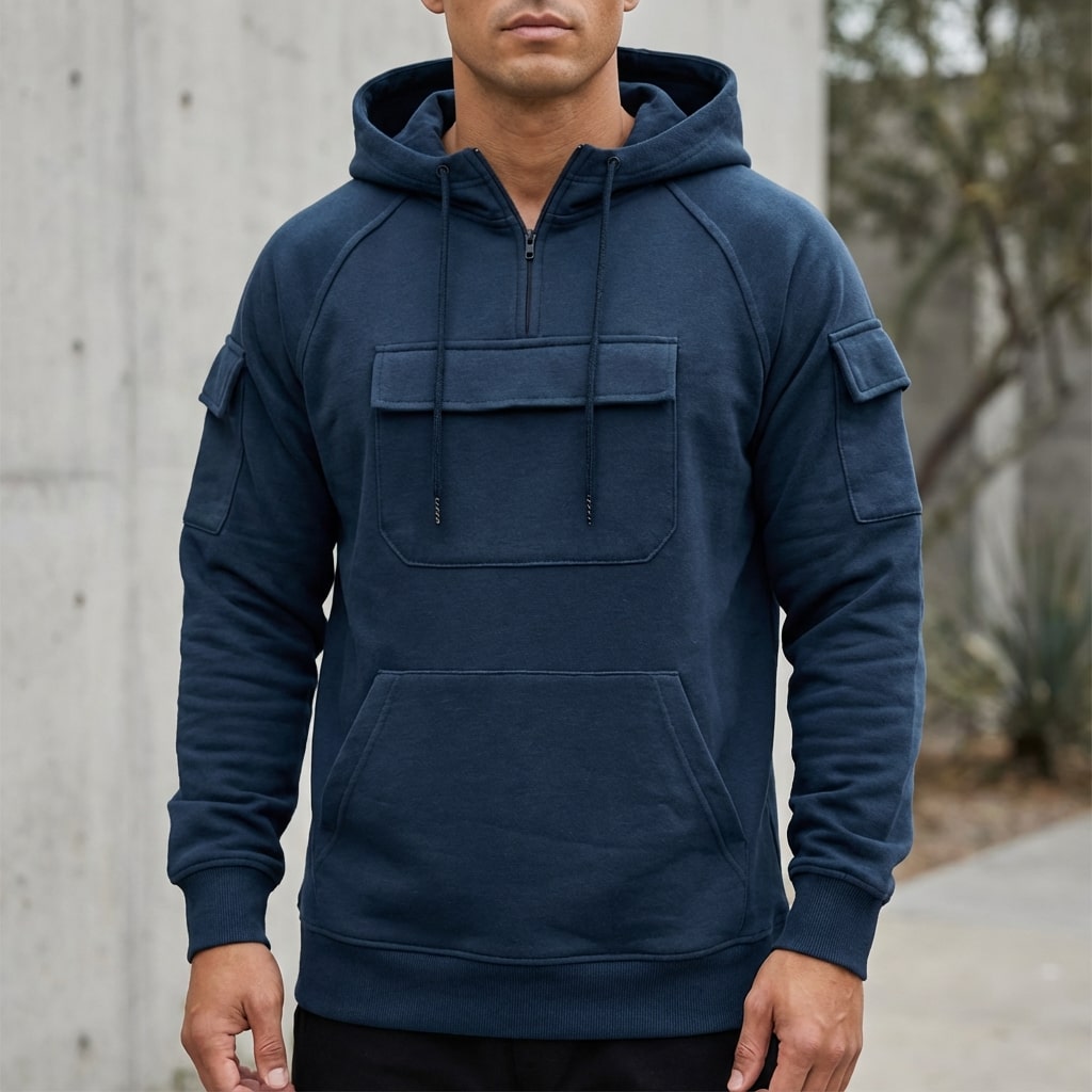 Crispin Men’s Hoodie Sweatshirts – Cotton Relaxed Fit Hoodies
