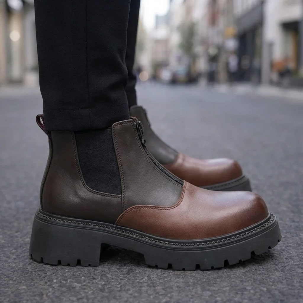 Charles Men’s Chelsea Boots – Premium Leather Shoes