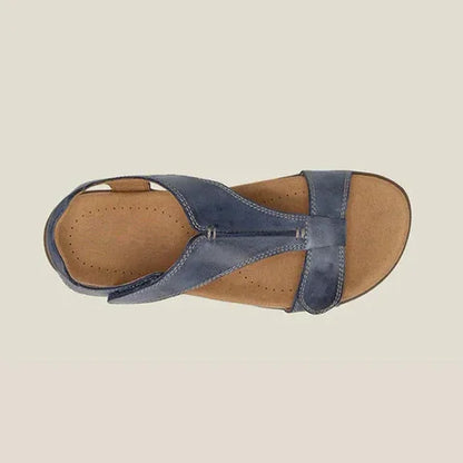 Eliaza Women’s Leather Support Sandals – Genuine Leather with Supportive Fit