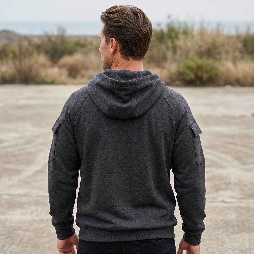 Crispin Men’s Hoodie Sweatshirts – Cotton Relaxed Fit Hoodies
