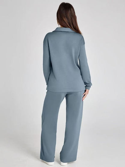Nadine Matching Lounge Set – Soft Knit Cotton with Relaxed Fit