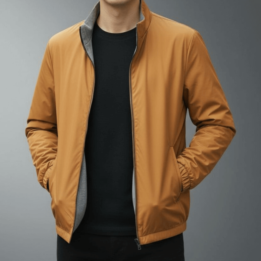 Lars Men’s Lightweight Jacket – Thermal Wind & Water Resistant with Fleece Lining