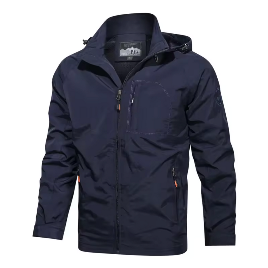 Yaser Men’s Windbreaker Jacket – Lightweight, Waterproof, Breathable Outdoor Shell
