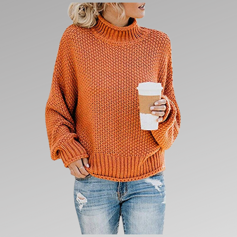 Julie Relaxed Knit Sweater – Premium Soft-Knit Pullover