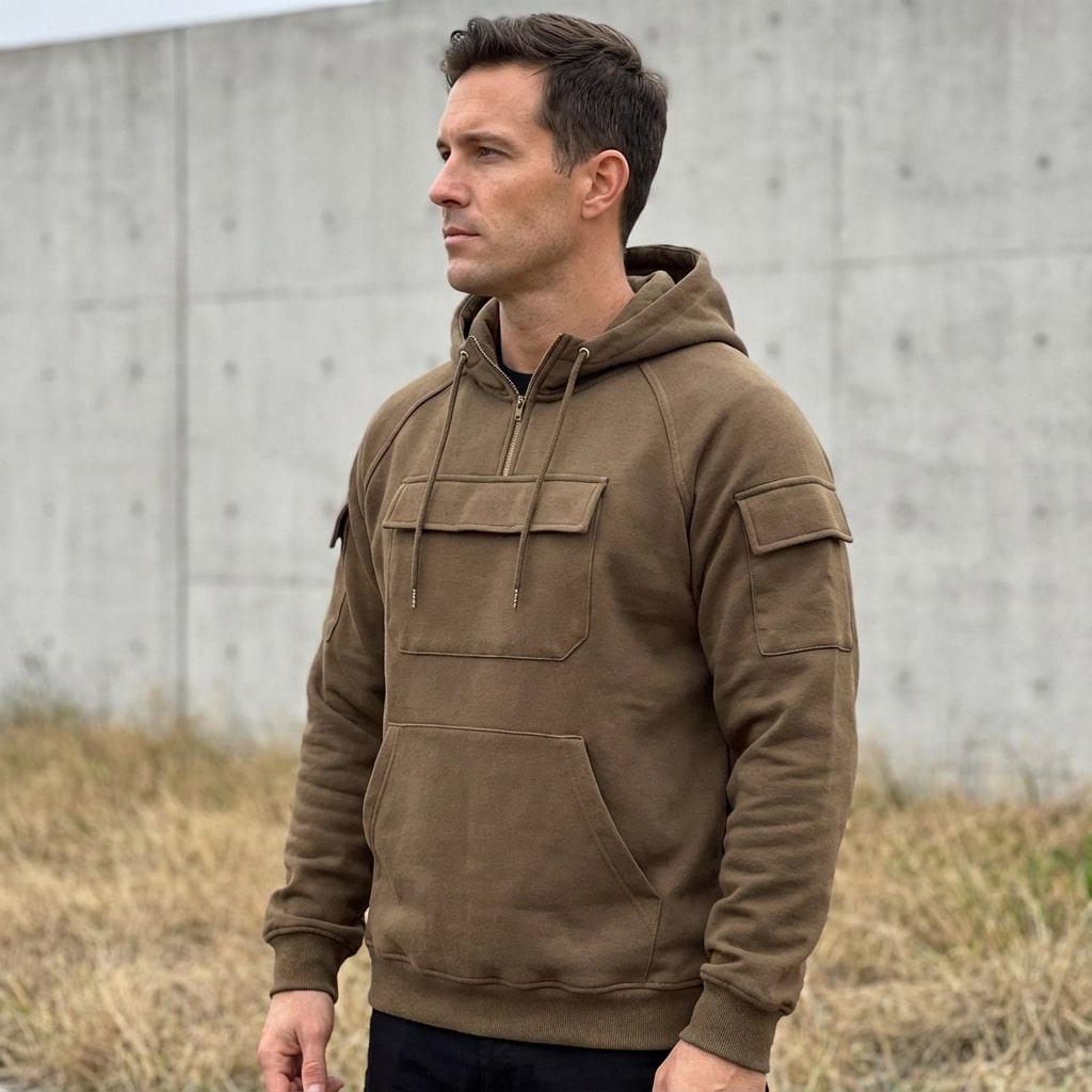 Crispin Men’s Hoodie Sweatshirts – Cotton Relaxed Fit Hoodies