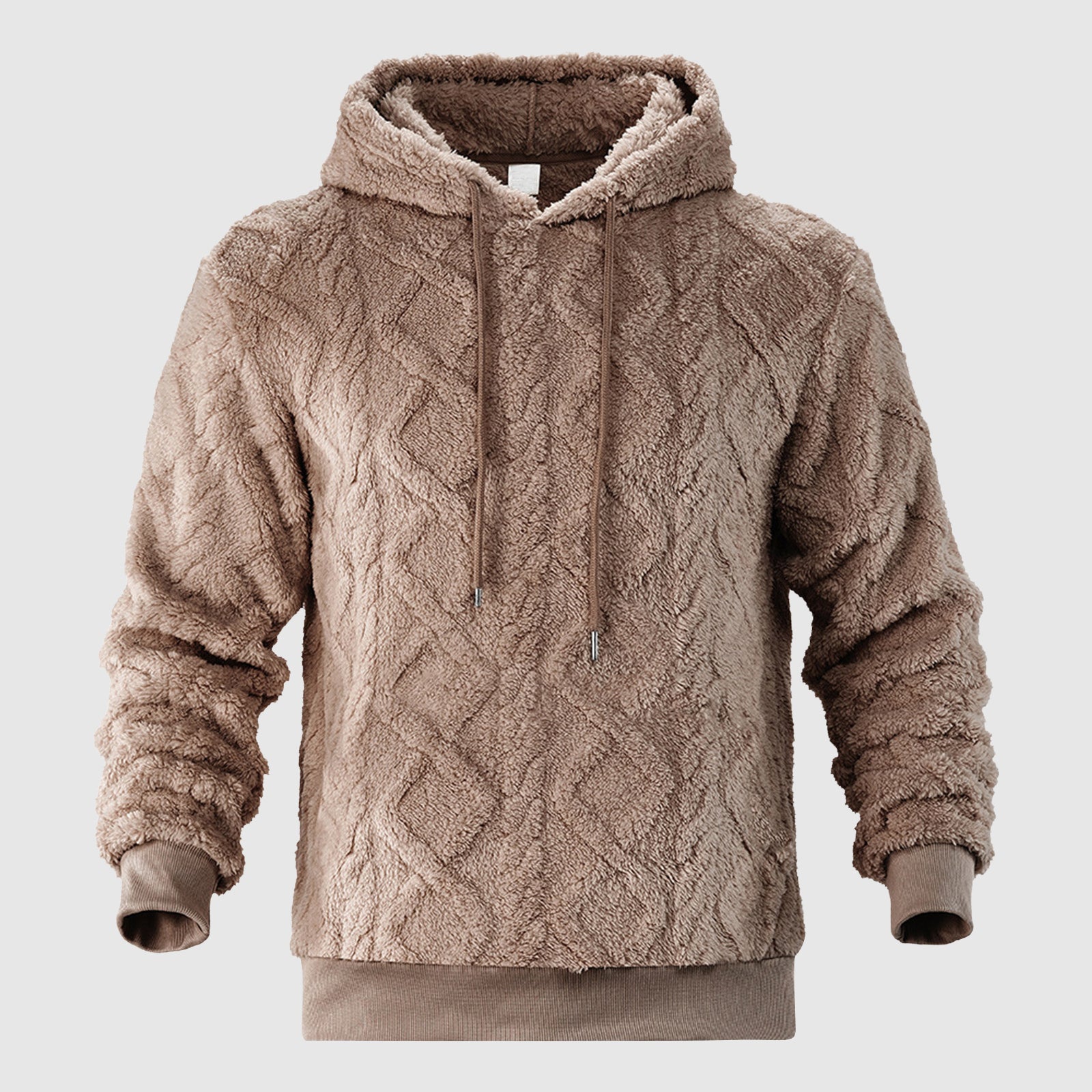Lucian Velvet Men's Hooded Jacket – SilkenWeave Cotton-Blend for Supreme Comfort