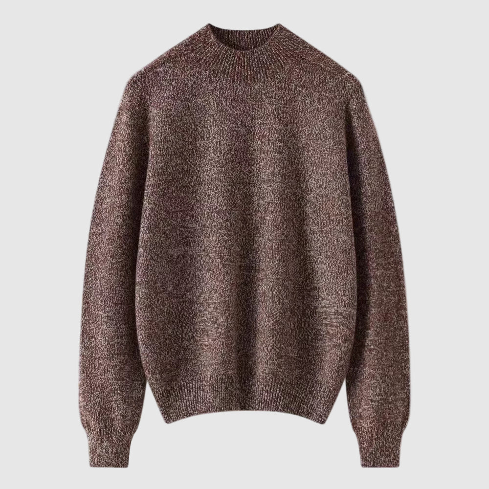 Ronaldo Men’s Crewneck Pullover – Heatlock Soft-Touch Waffle-Knit Thermal Jumper