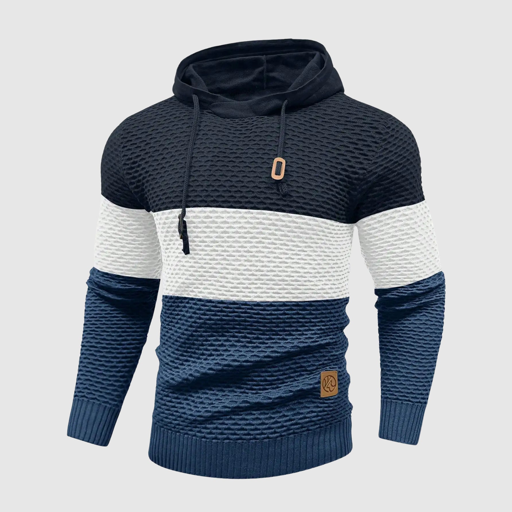 Lorence Men’s Knit Hoodie – Triple Tone HeatLock Pullover