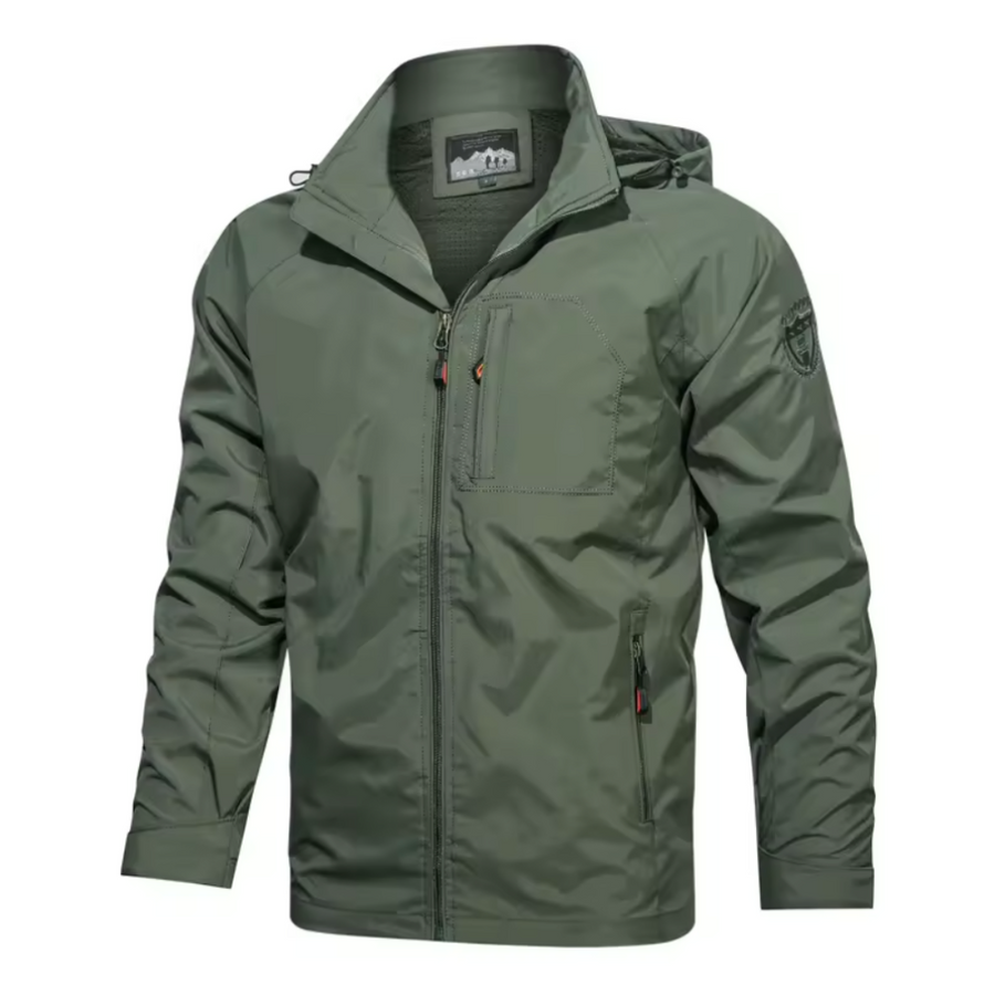 Yaser Men’s Windbreaker Jacket – Lightweight, Waterproof, Breathable Outdoor Shell
