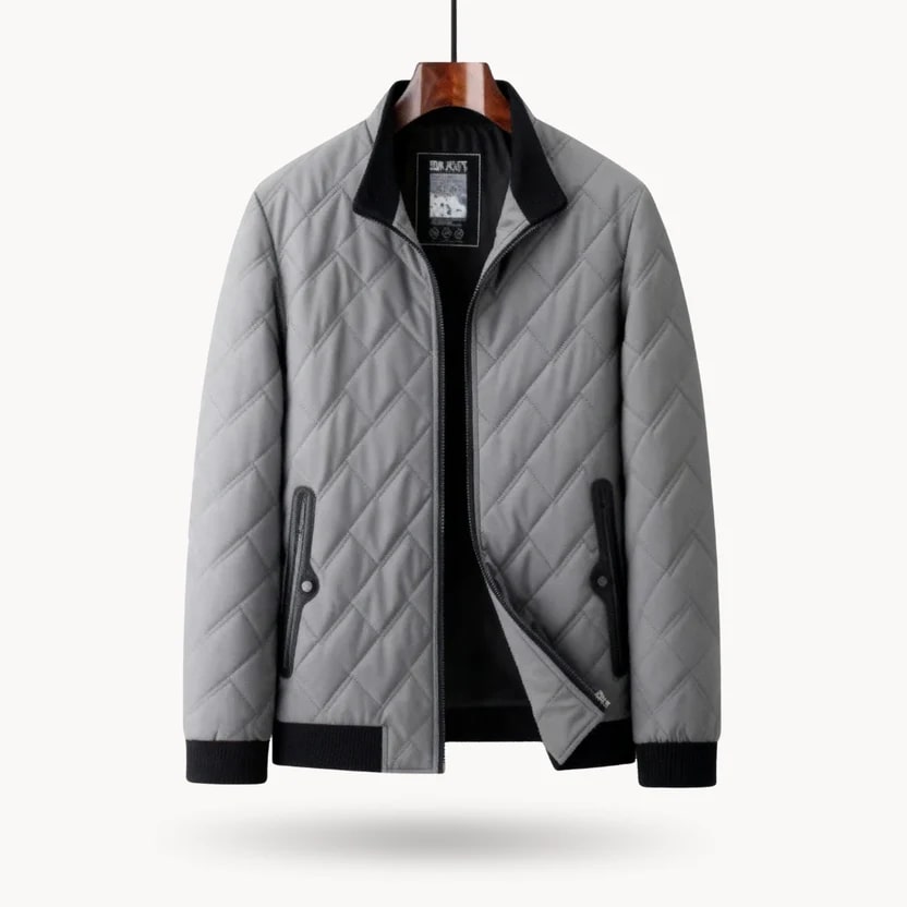 Rodeo Men’s Quilted Jacket – Lightweight Diamond Quilted Jacket