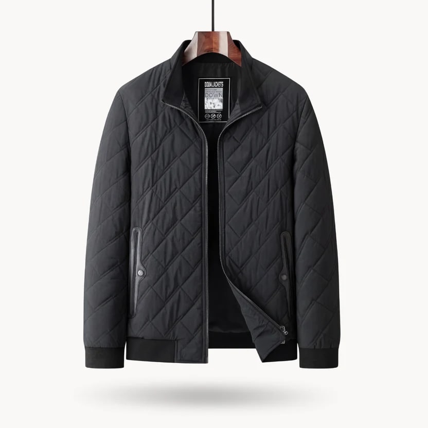 Rodeo Men’s Quilted Jacket – Lightweight Diamond Quilted Jacket