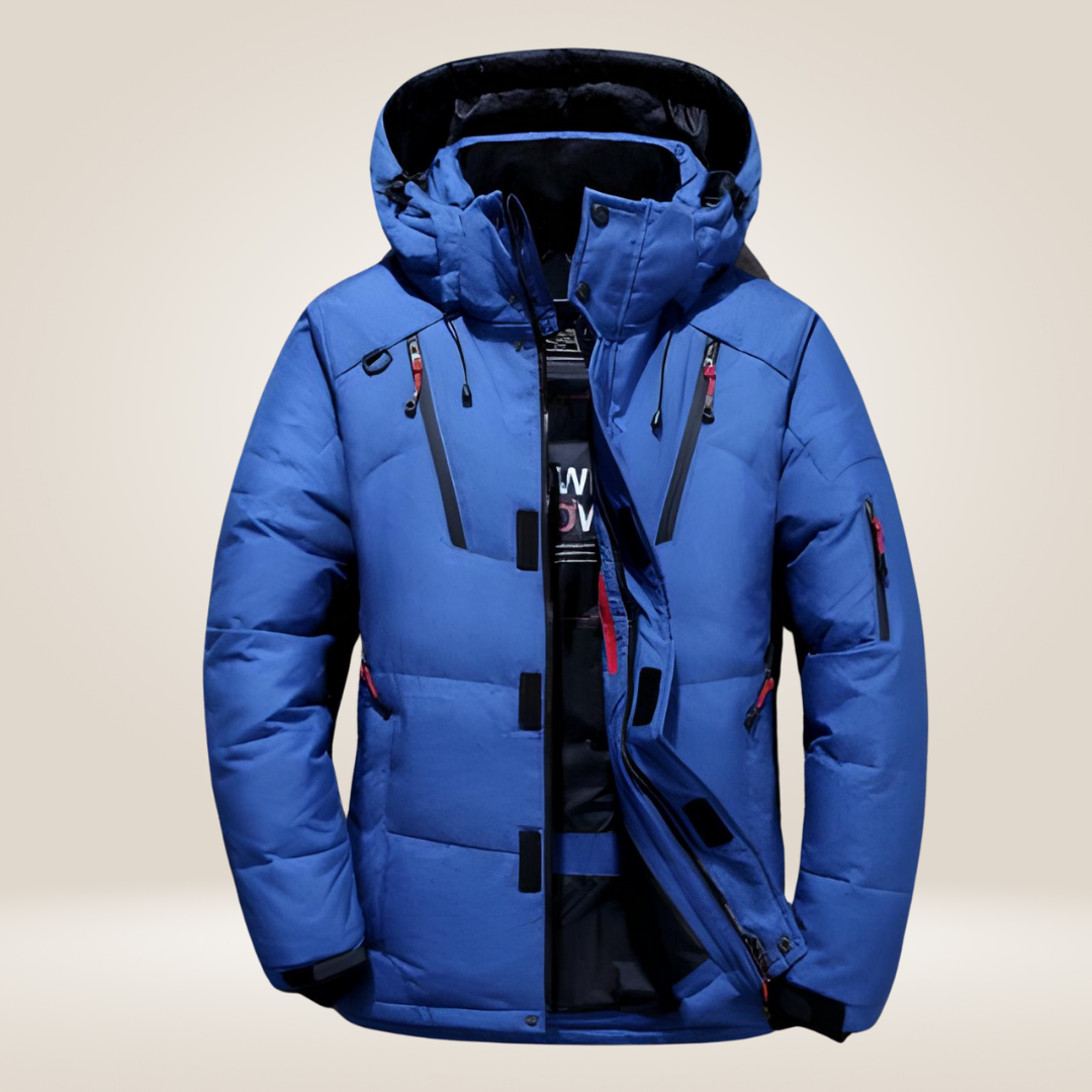 Nick Men’s Winter Jacket – Goose Down Insulated & Water-Resistant Design