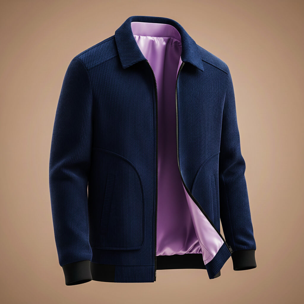 Brennon Men’s Corduroy Jacket – Fine-Wale Winter Jacket with Soft-Press Texture