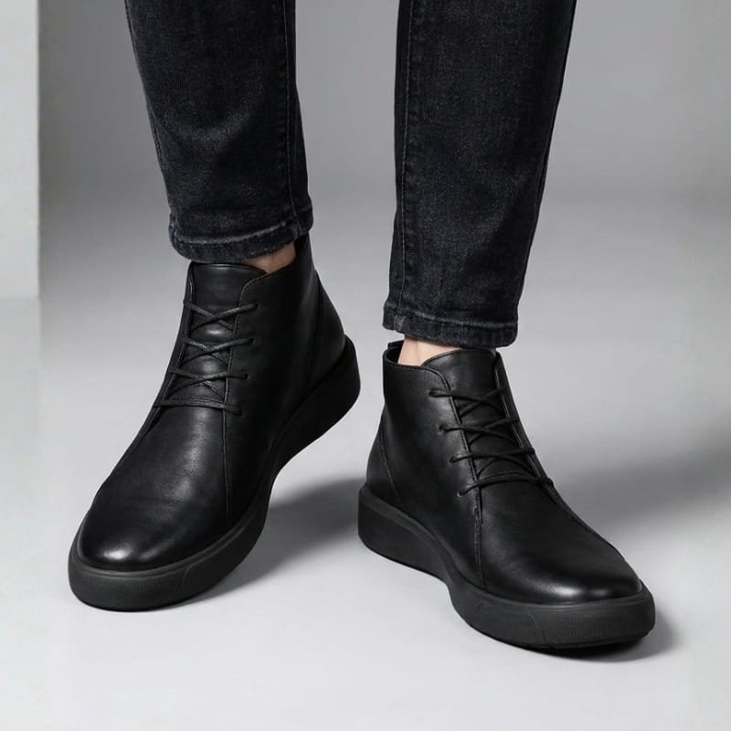Piolo Men’s Ankle Leather Shoes