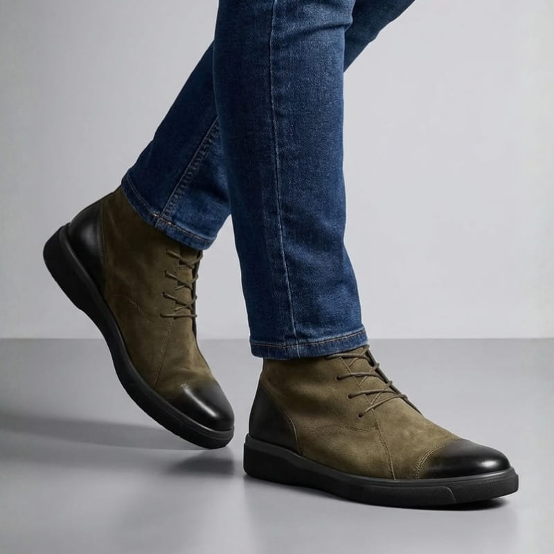 Piolo Men’s Ankle Leather Shoes