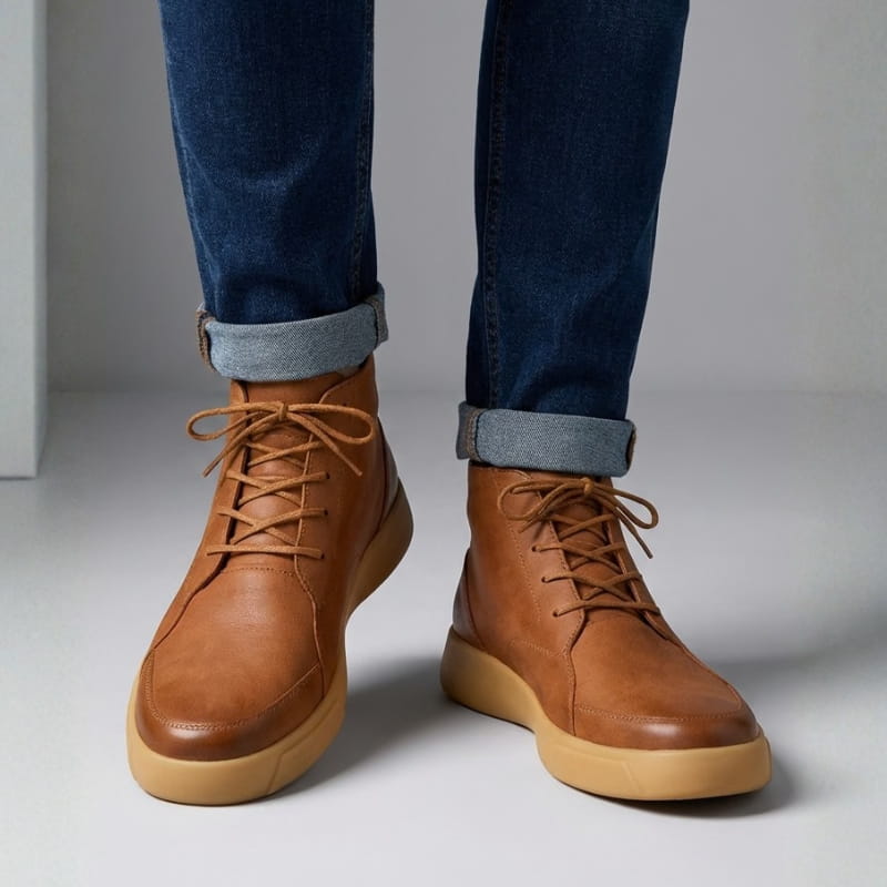 Piolo Men’s Ankle Leather Shoes