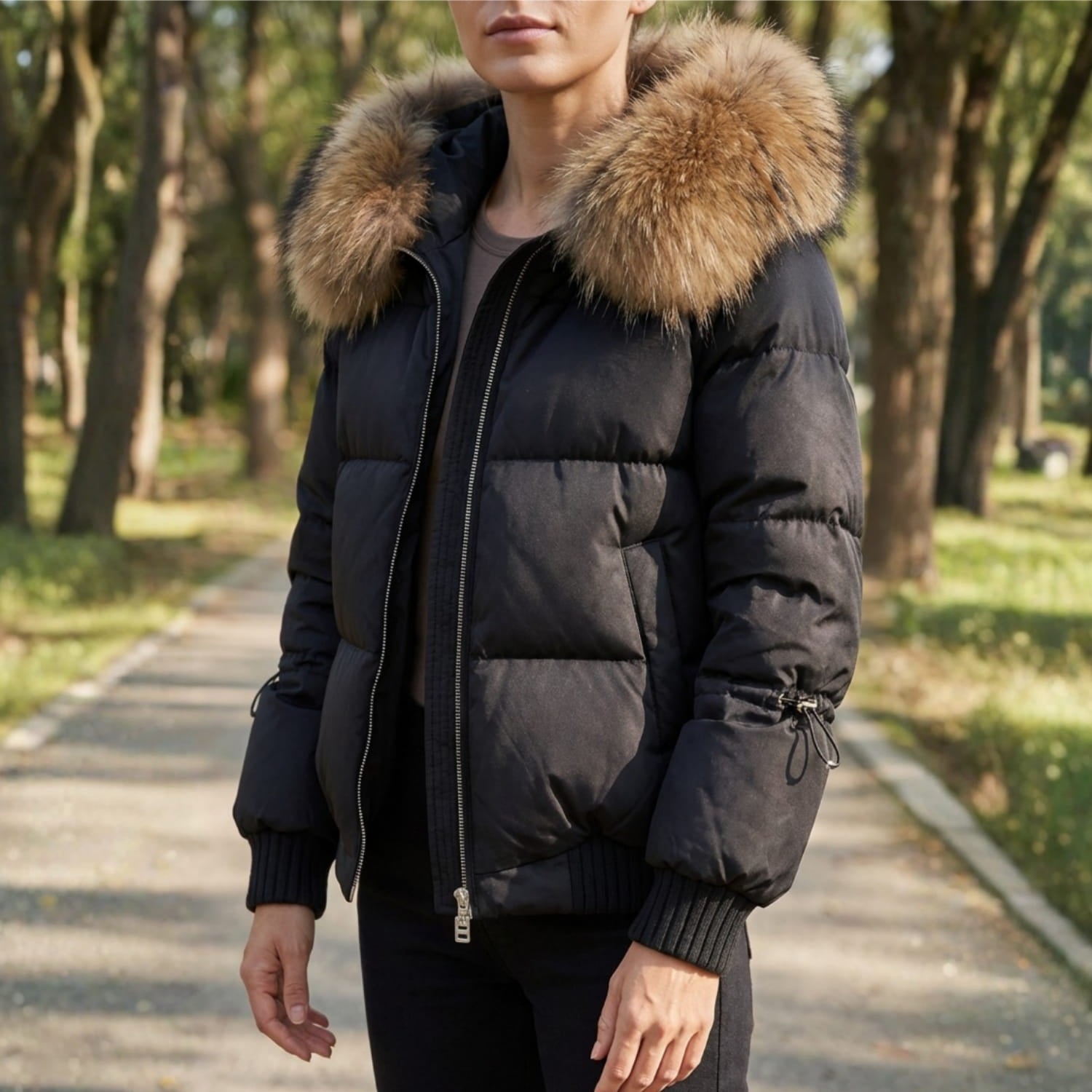 Nhora Women’s Quilted Puffer Jacket