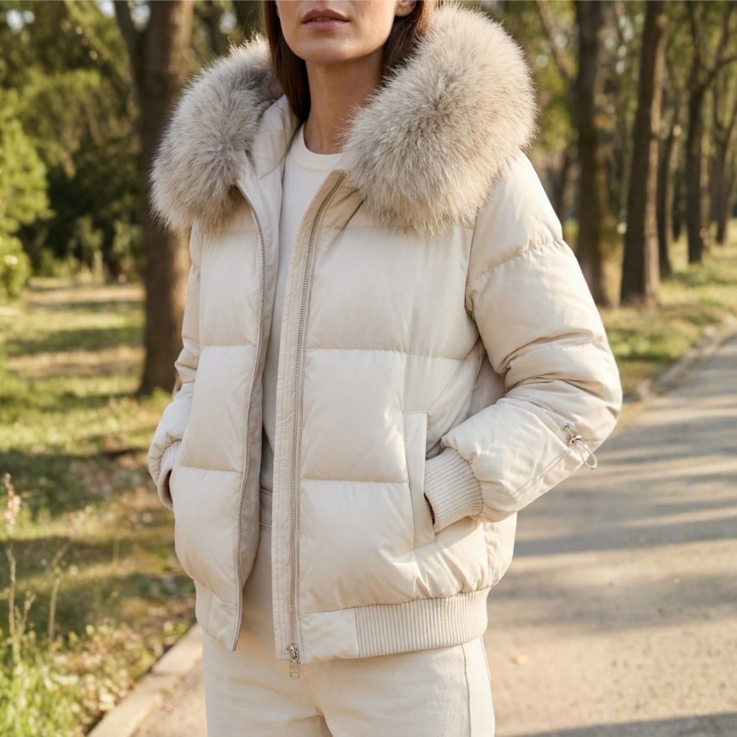 Nhora Women’s Quilted Puffer Jacket