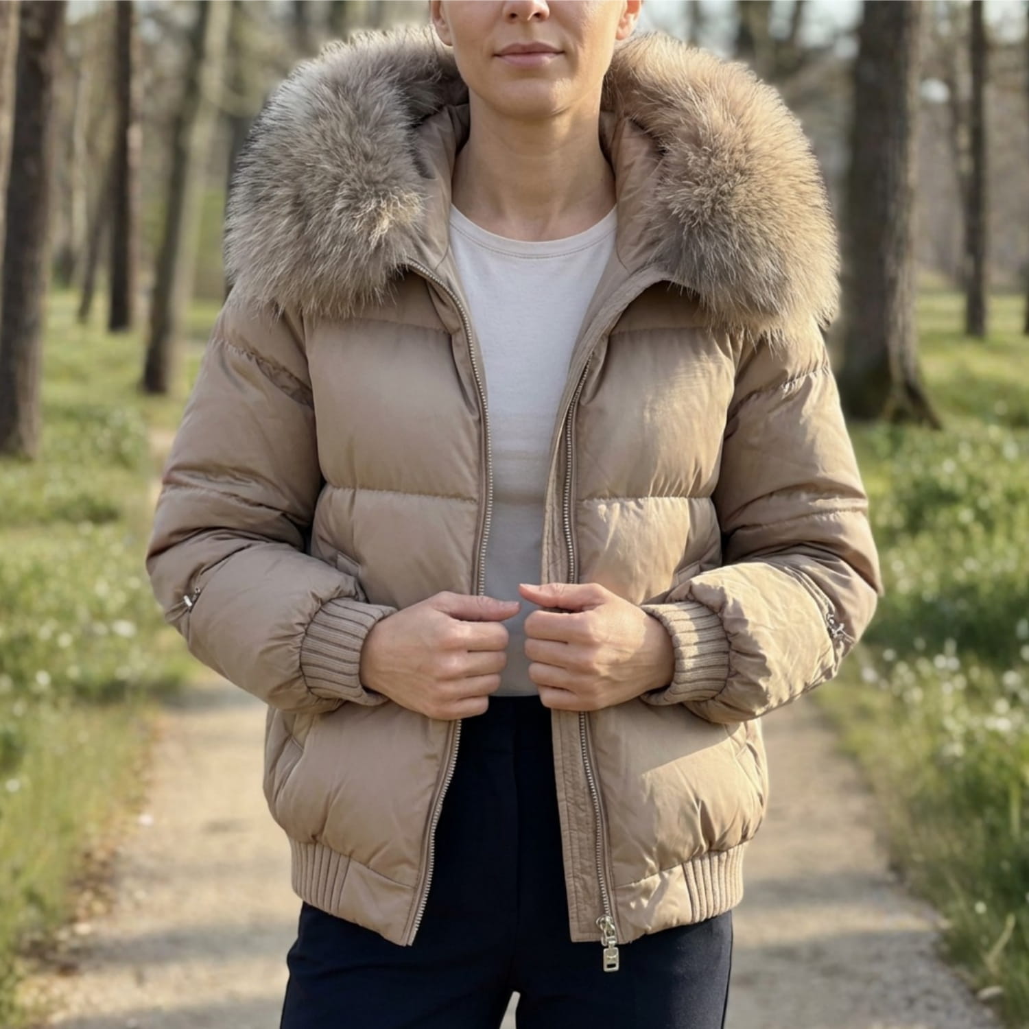 Nhora Women’s Quilted Puffer Jacket