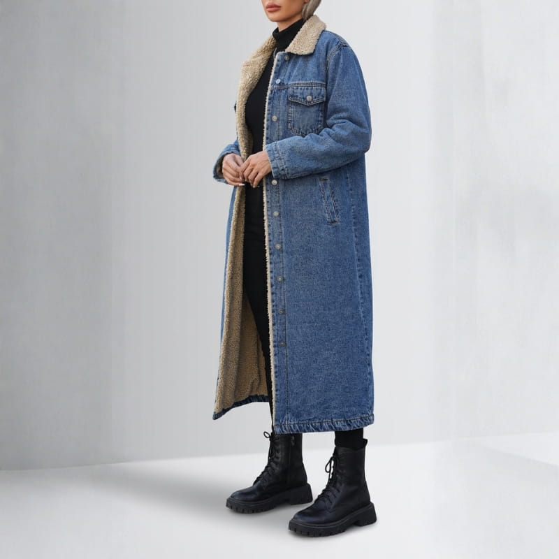 Ilaria Women’s Long Denim Jacket