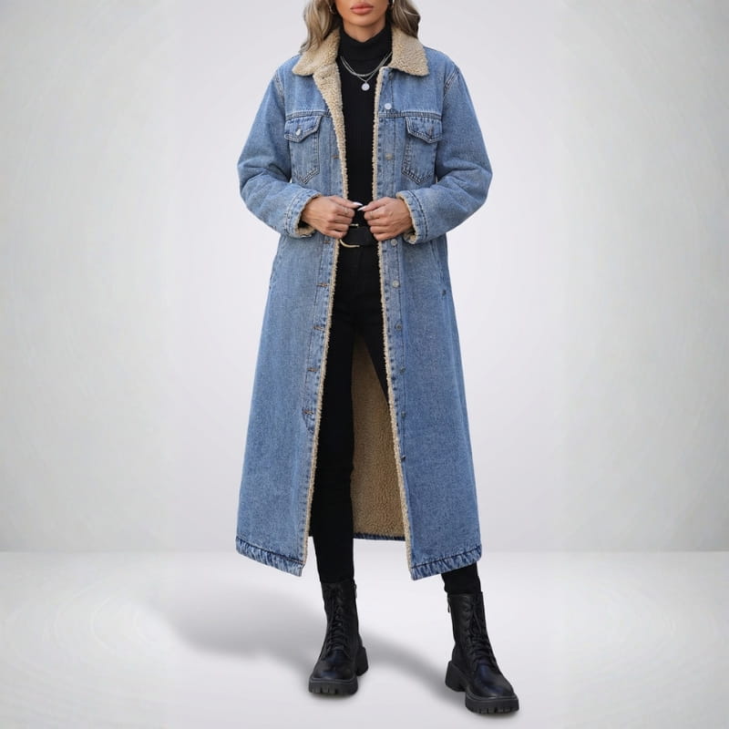 Ilaria Women’s Long Denim Jacket