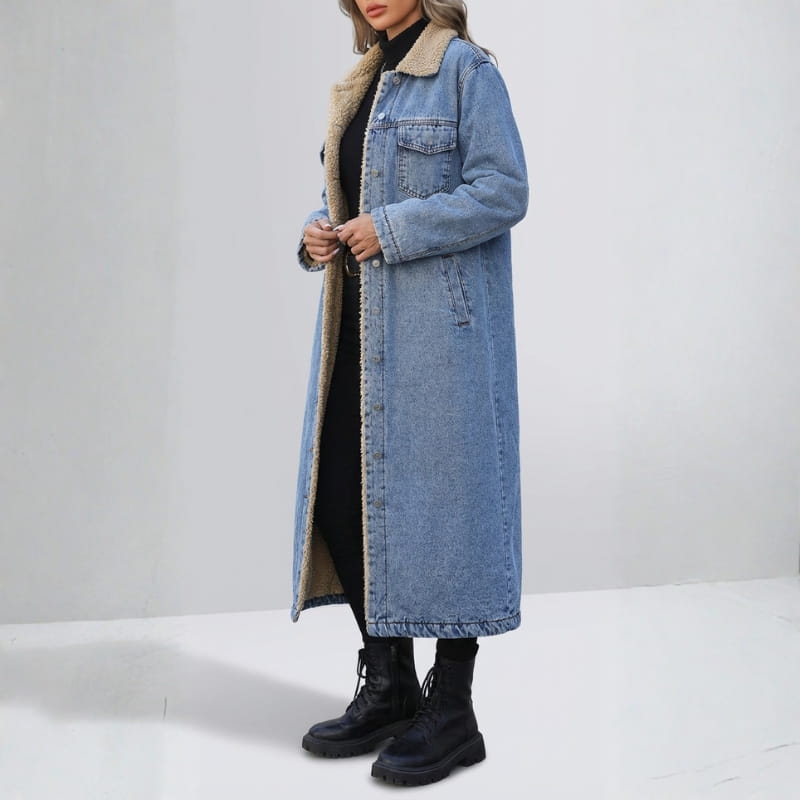Ilaria Women’s Long Denim Jacket