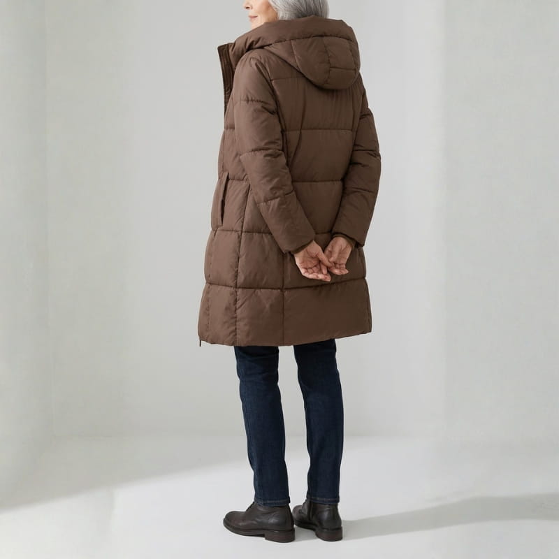 Karina Women’s Longline Padded Hooded Coat