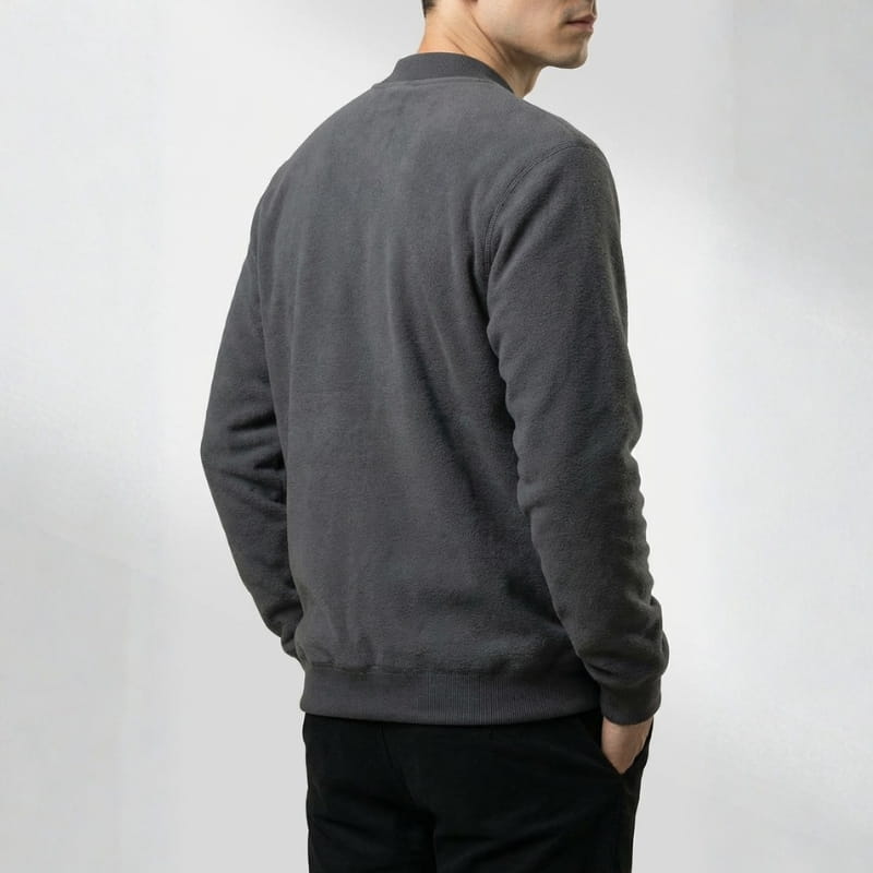 Emilio Men’s Fleece-Lined Button Up Jacket