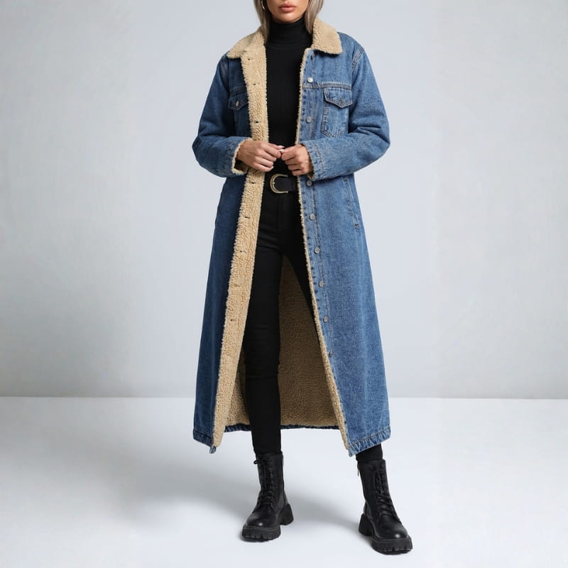 Ilaria Women’s Long Denim Jacket