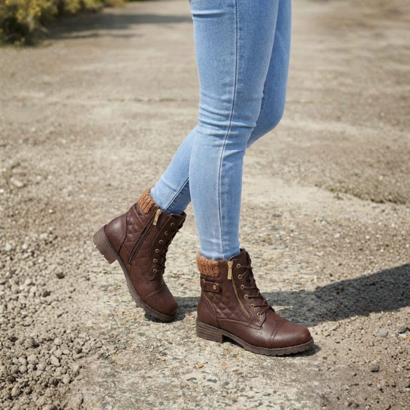 Harriet Women’s Leather Zipped Ankle Boots