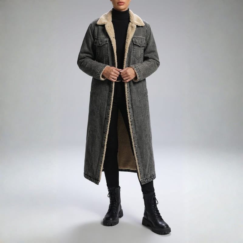 Ilaria Women’s Long Denim Jacket