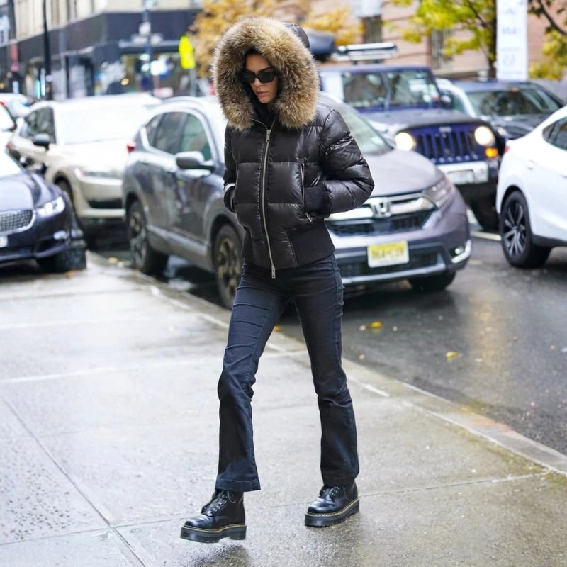 Eloise Women’s Puffer Jacket – Cropped Winter Coat