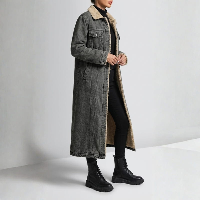 Ilaria Women’s Long Denim Jacket